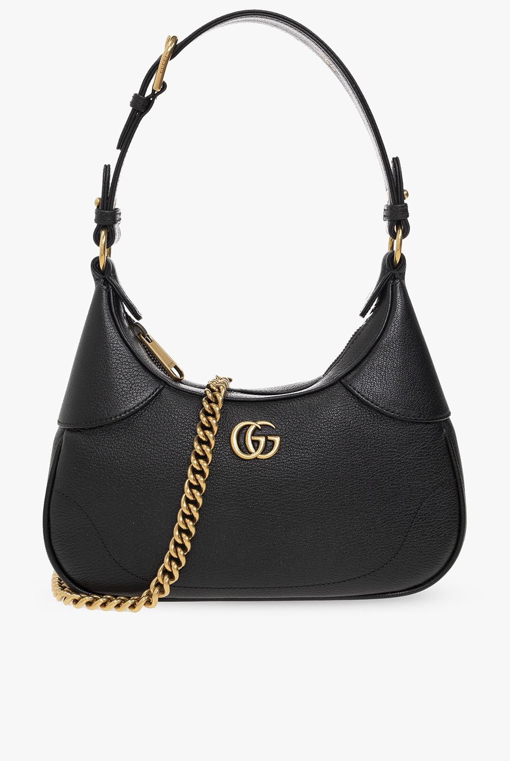 Black shoulder gucci bag on sale